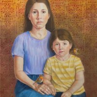 In-the-light-of-memory-pastel-on-canvas-100-x-120-cm