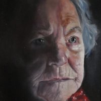 Adriana, olieverf op paneel, 13x18cm