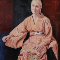 The-Japanese-kimono-60-x-80-cm-oil-on-panel