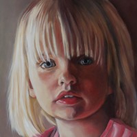 Hannah, olieverf op paneel, 24x30cm