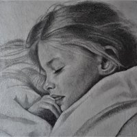 portret-sleeping-beauty-21-x-21-cm-blokpanneel-potlood-op-papier